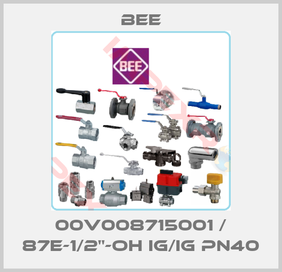 BEE-00V008715001, type 87E-1/2"-OH IG/IG  PN40
