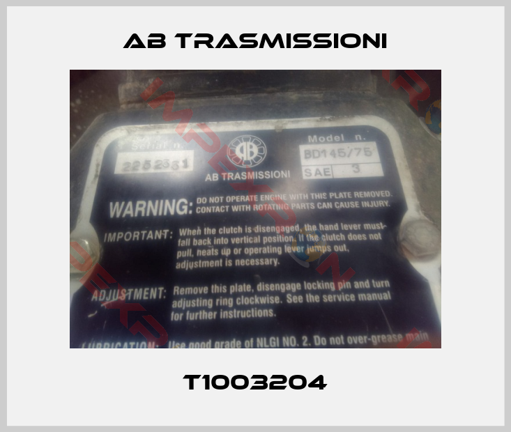 AB Trasmissioni-T1003204