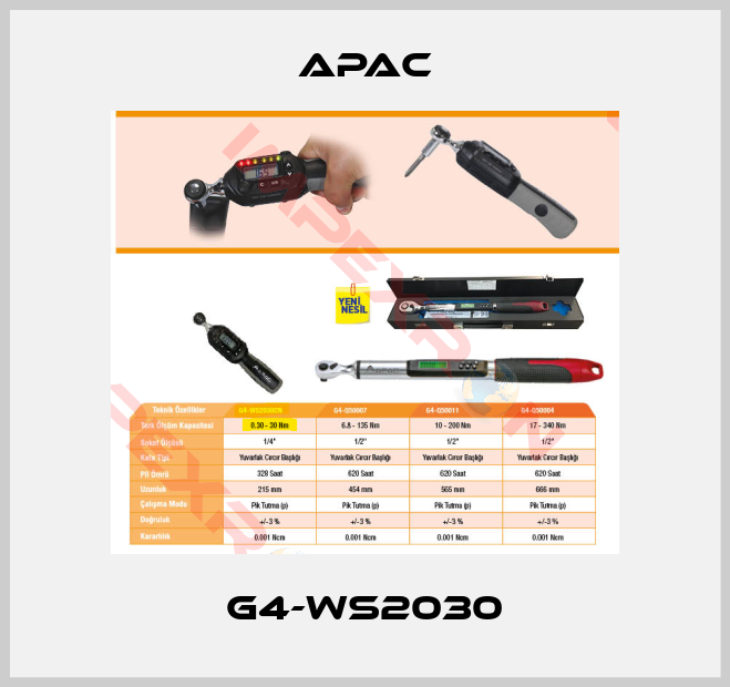 Apac-G4-WS2030