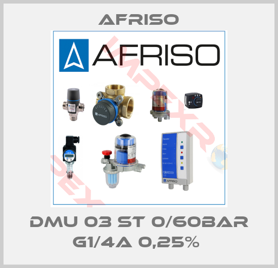 Afriso-DMU 03 ST 0/60bar G1/4A 0,25% 