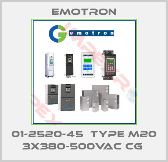 Emotron-01-2520-45  Type M20 3x380-500VAC CG 