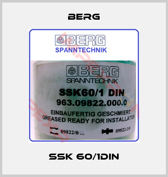 Berg-SSK 60/1DIN