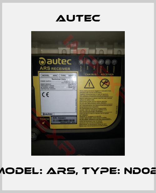 Autec-Model: ARS, Type: ND021