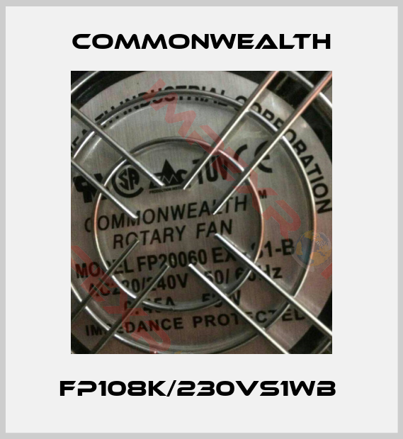 Commonwealth-FP108K/230VS1WB 