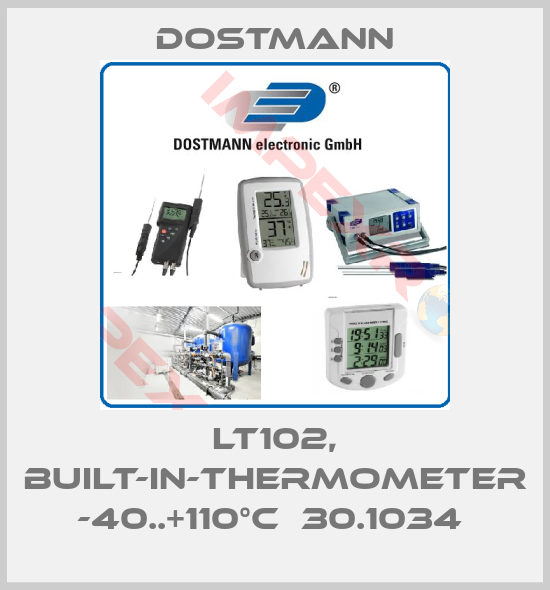 Dostmann-LT102, BUILT-IN-THERMOMETER -40..+110°C  30.1034 