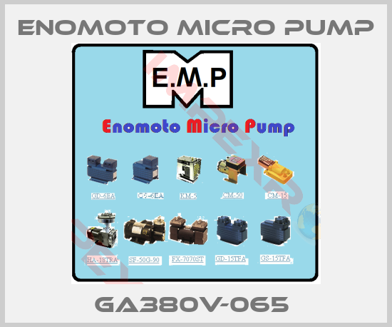 Enomoto Micro Pump-GA380V-065 