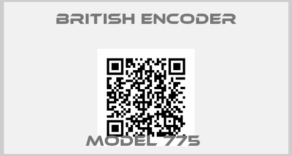 British Encoder-Model 775 