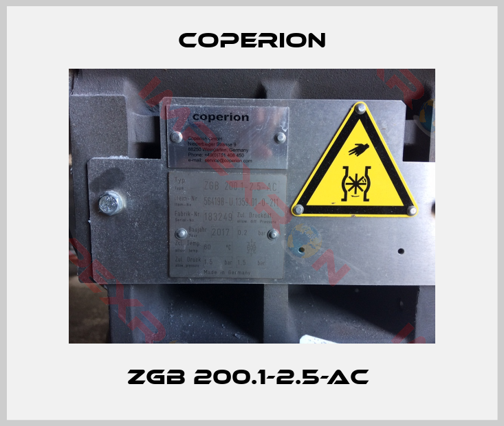 Coperion-ZGB 200.1-2.5-AC 