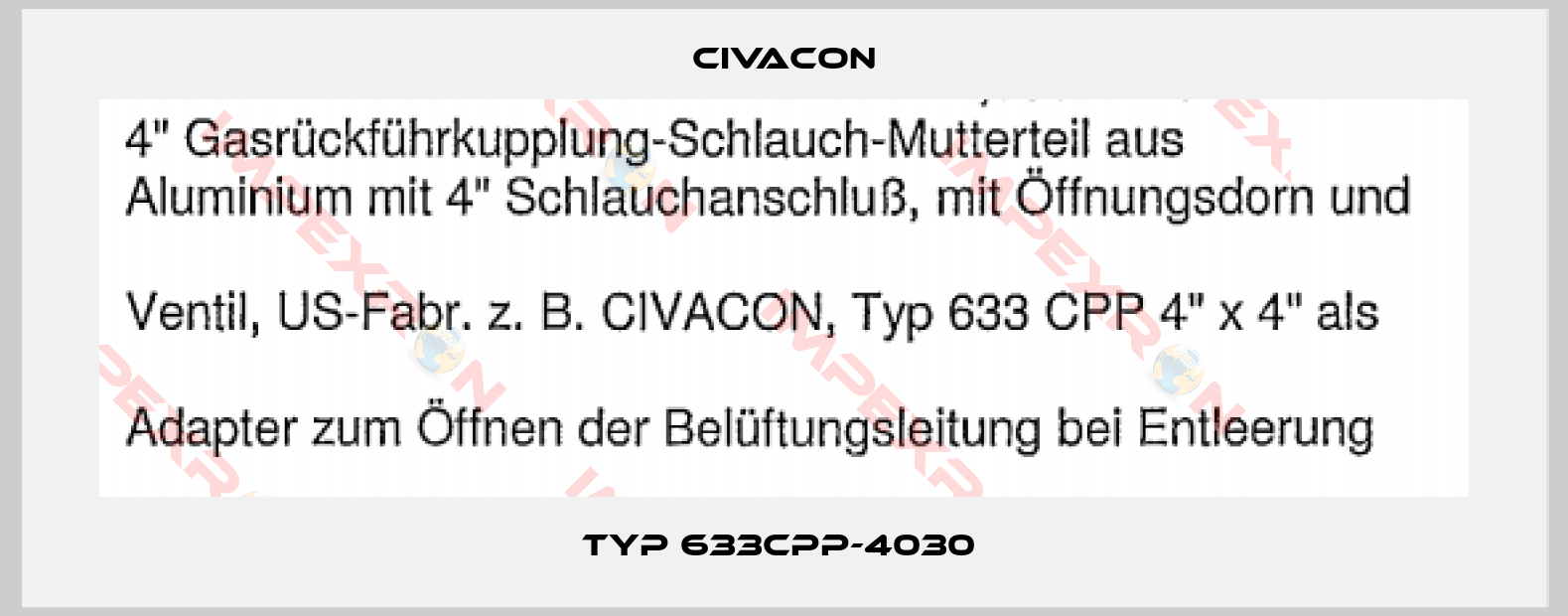 Civacon-Typ 633CPP-4030 