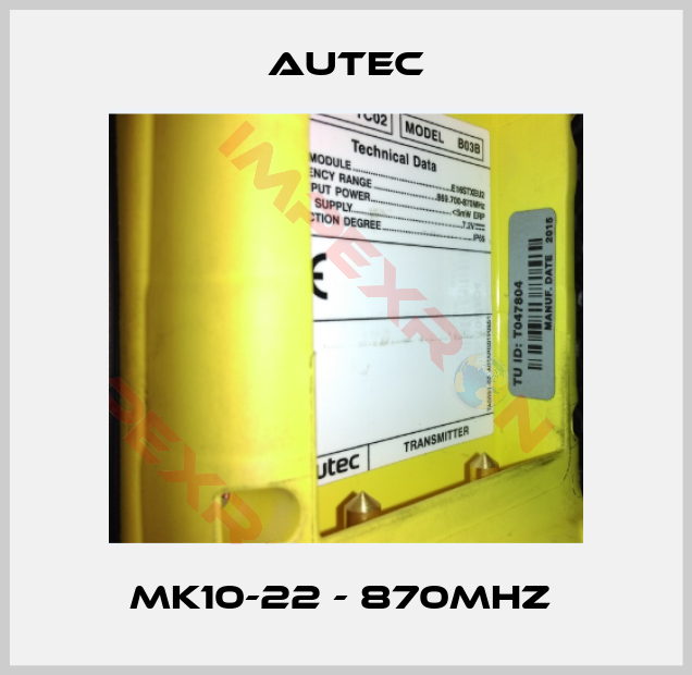 Autec-MK10-22 - 870MHz 