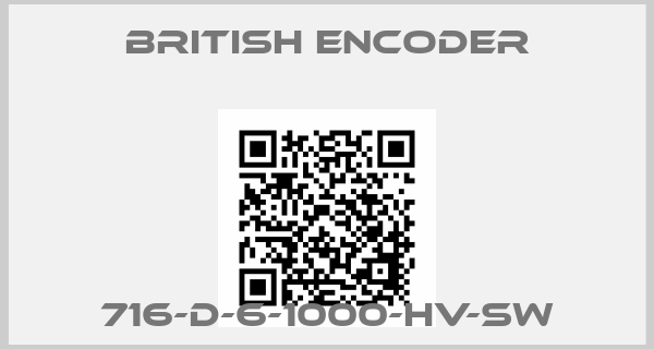 British Encoder-716-D-6-1000-HV-SW
