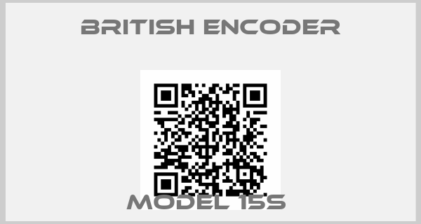 British Encoder-Model 15S 