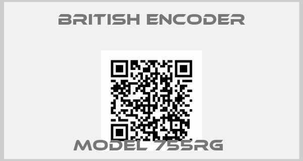 British Encoder-Model 755RG 