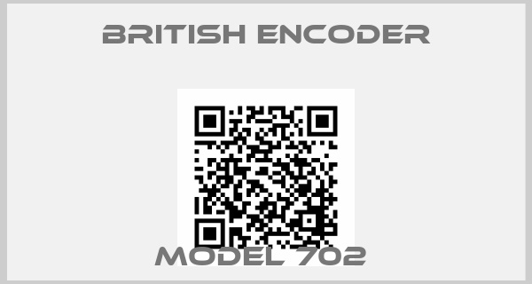 British Encoder-Model 702 