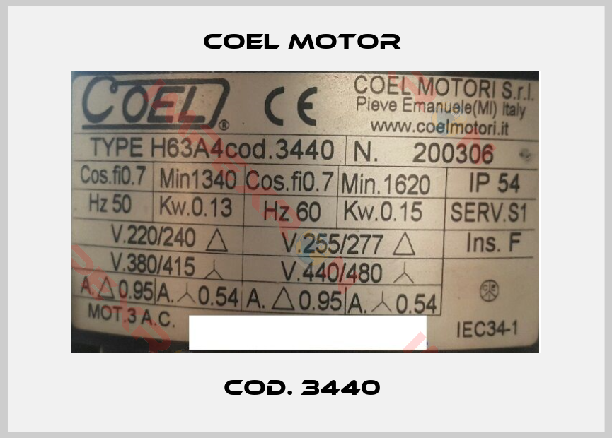 Coel- cod. 3440 