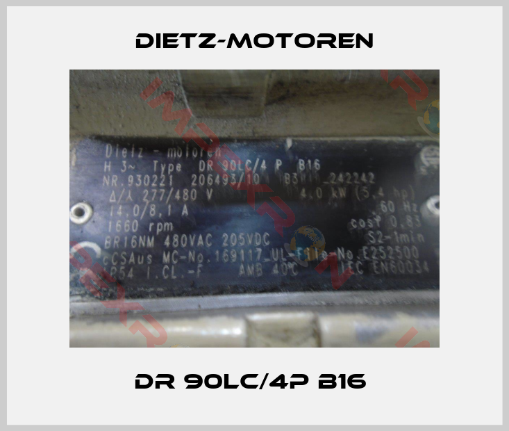 Dietz-Motoren-DR 90LC/4P B16 