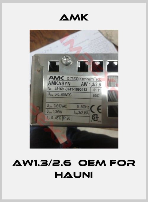 AMK-AW1.3/2.6  OEM for Hauni