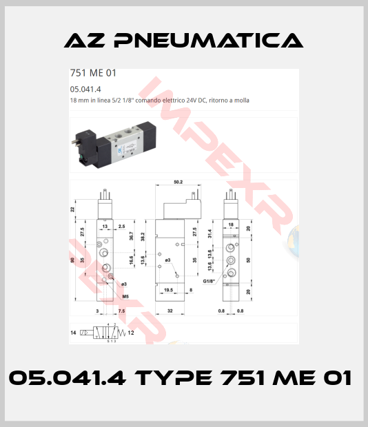 AZ Pneumatica-05.041.4 Type 751 ME 01 