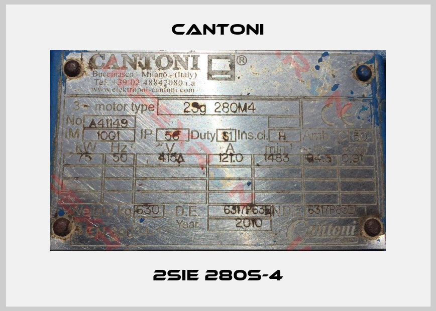 Cantoni-2SIE 280S-4