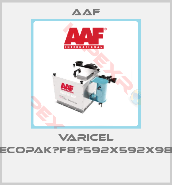 AAF-VARICEL ECOPAK	F8	592X592X98 