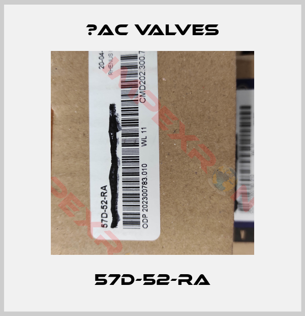 МAC Valves-57D-52-RA