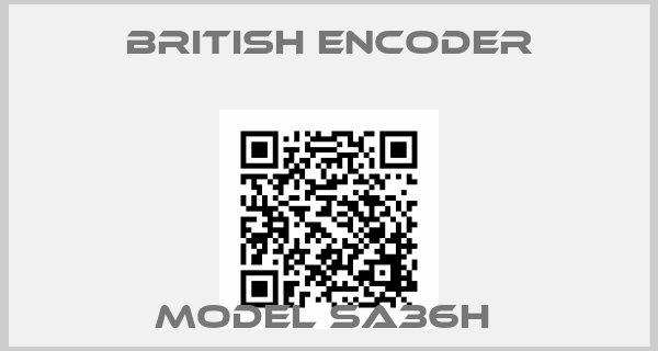 British Encoder-Model SA36H 