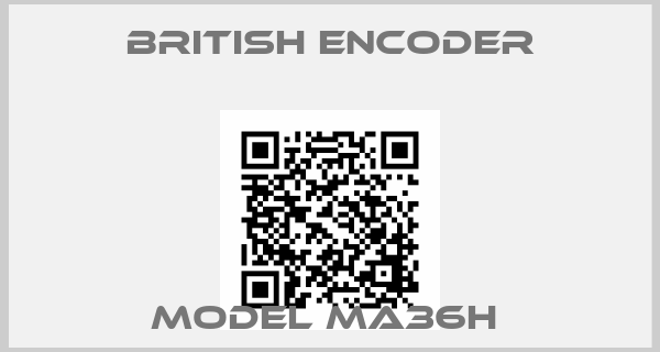 British Encoder-Model MA36H 