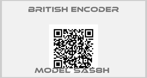 British Encoder-Model SA58H 