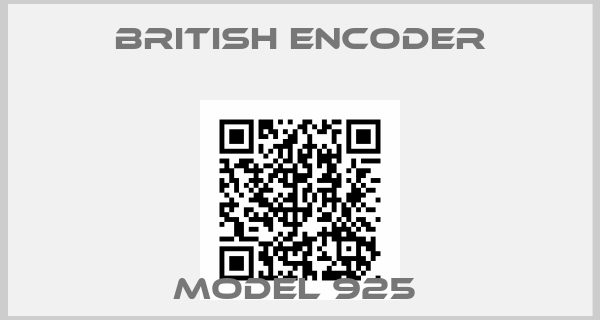 British Encoder-Model 925 