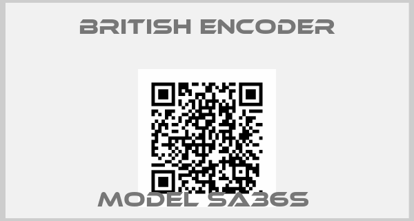 British Encoder-Model SA36S 