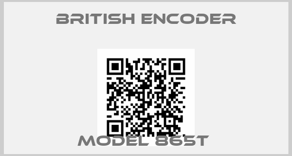 British Encoder-Model 865T 