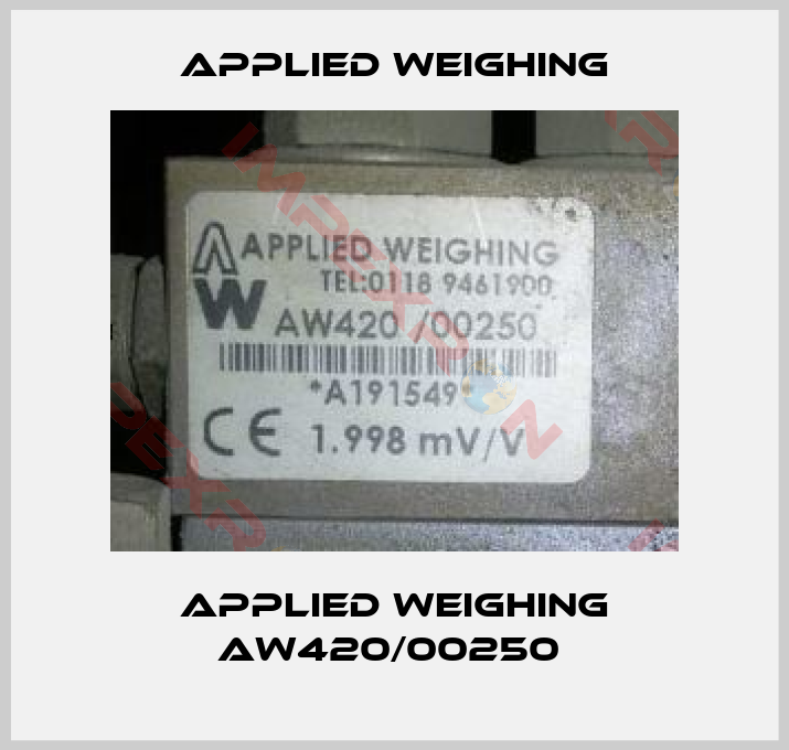 Applied Weighing-Applied Weighing AW420/00250 