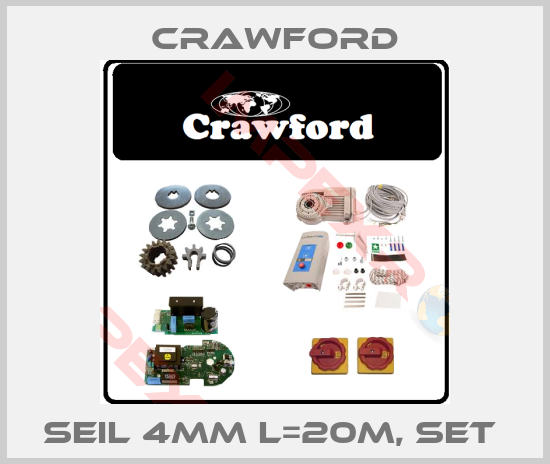 Crawford-Seil 4mm L=20m, Set 