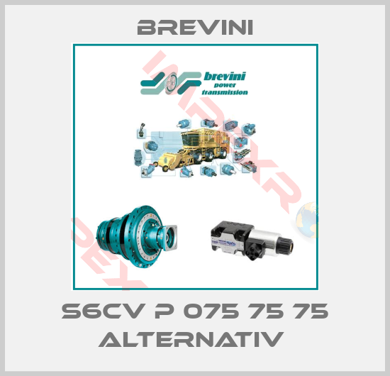 Brevini-S6CV P 075 75 75 Alternativ 