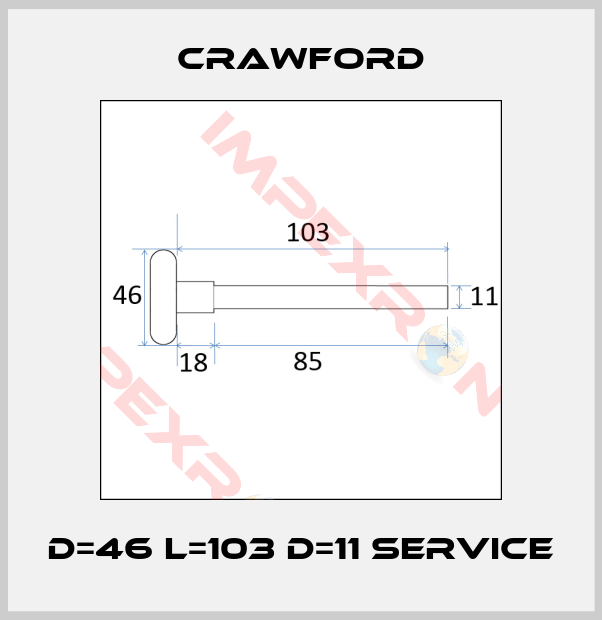 Crawford-D=46 L=103 d=11 Service