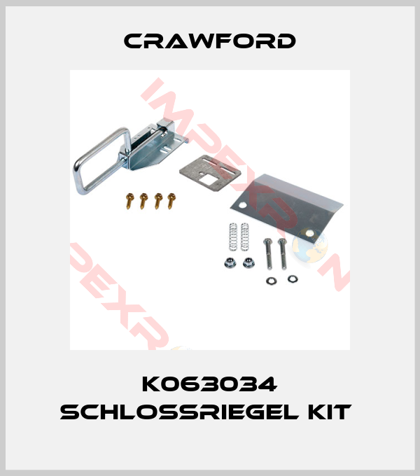Crawford-K063034 Schlossriegel Kit 