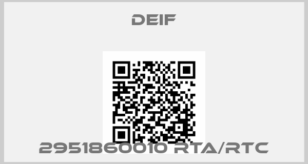 Deif-2951860010 RTA/RTC