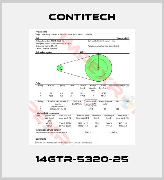 Contitech-14GTR-5320-25