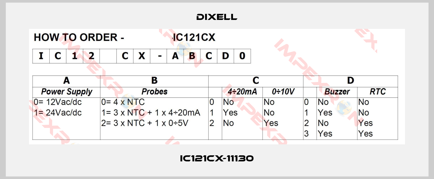 Dixell-IC121CX-11130