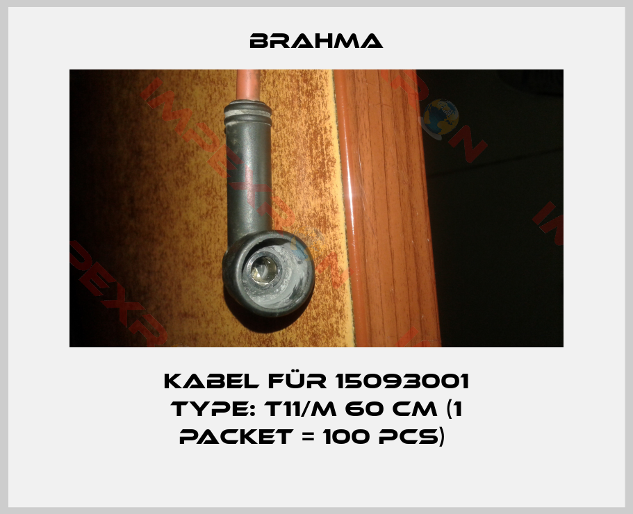 Brahma-Kabel für 15093001 Type: T11/m 60 cm (1 packet = 100 pcs) 