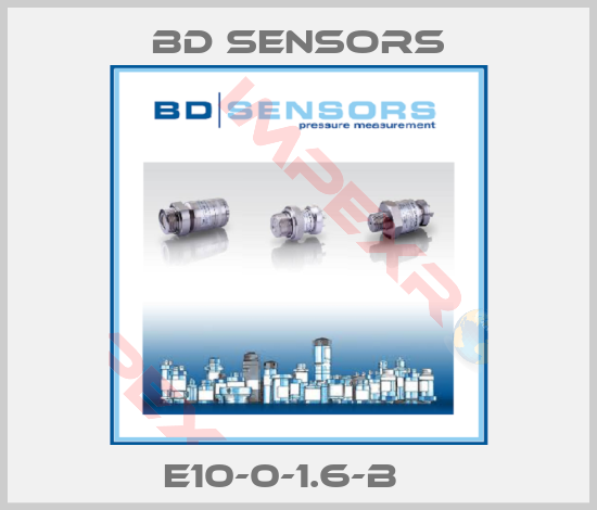 Bd Sensors-E10-0-1.6-B   