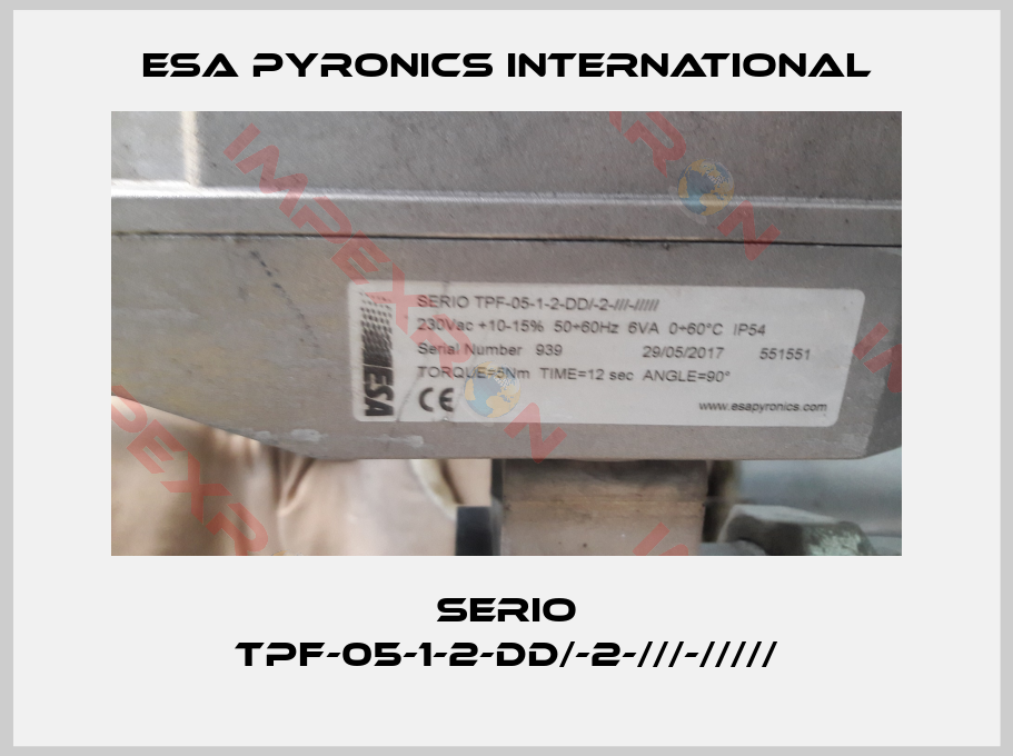 ESA Pyronics International-SERIO TPF-05-1-2-DD/-2-///-/////