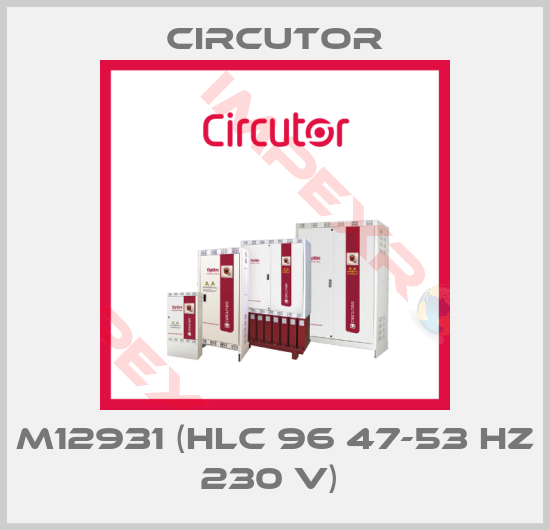 Circutor-M12931 (HLC 96 47-53 Hz 230 V) 
