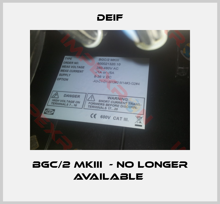 Deif-BGC/2 MKIII  - no longer available 