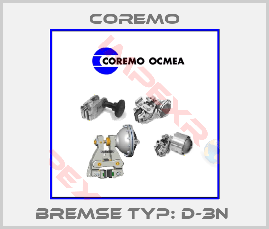 Coremo-Bremse Typ: D-3N 