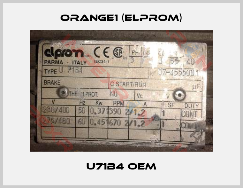 ORANGE1 (Elprom)-U71B4 OEM