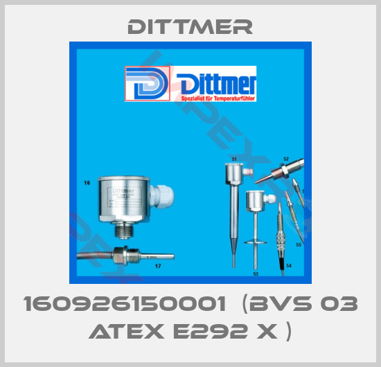 Dittmer-160926150001  (BVS 03 ATEX E292 X )