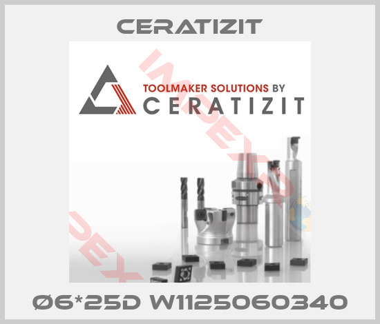 Ceratizit-Ø6*25D W1125060340