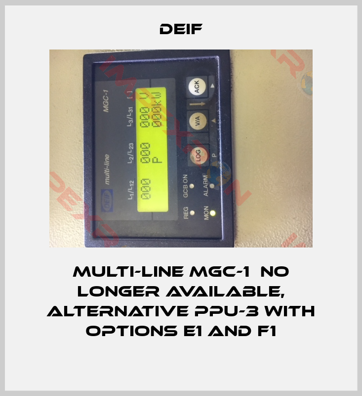 Deif-Multi-line MGC-1  NO LONGER AVAILABLE, ALTERNATIVE PPU-3 with options E1 and F1