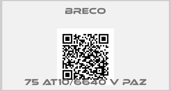 Breco-75 AT10/6640 V PAZ